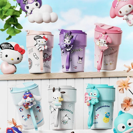 Kawaii Sanrio Stainless Steel Insulated Tumbler – 500ml